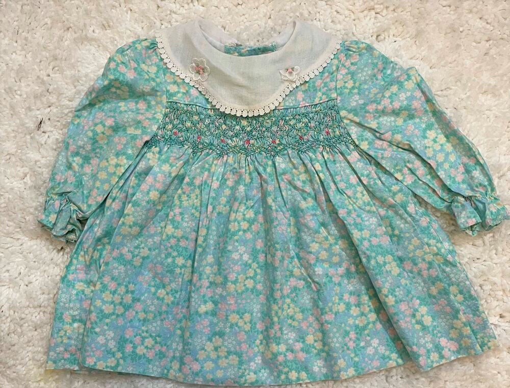 Vintage Polly Flinders vintage dress 9 mos EUC